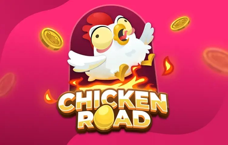 Chicken Road slot logo by InOut at MrPacho CasinoChicken Road