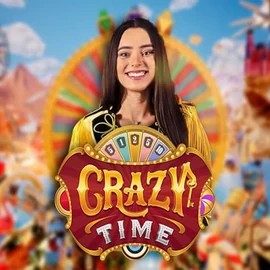 Crazy Time logo by Evolution MrPacho Casino