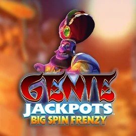 Genie Jackpots: Big Spin Frenzy slot visual from Blueprint Gaming available on mr-pachocasino.pl