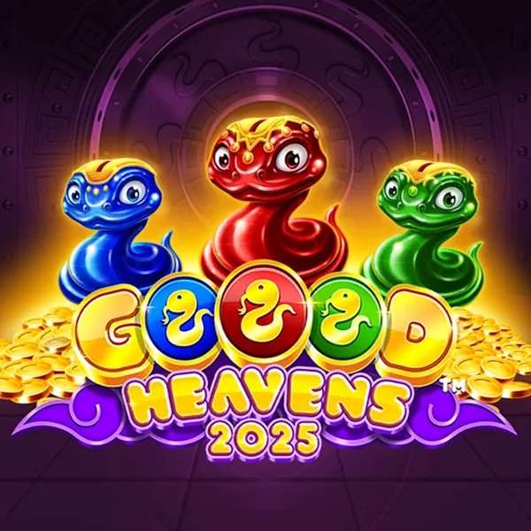 Goood Heavens slot logo by Rarestone Gaming at MrPacho CasinoGoood Heavens