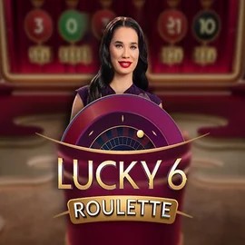 Lucky 6 Roulette slot icon by Pragmatic Play, available at MrPacho Casino