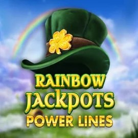 Rainbow Jackpots Power Lines logo – Jackpots by Red Tiger Gaming at MrPacho Casino