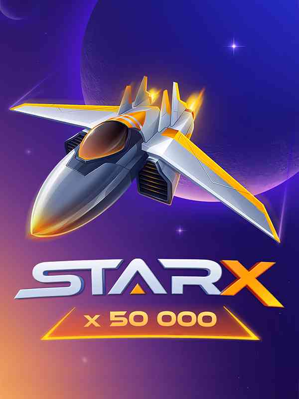 Logo of StarX from 100HP Gaming at MrPacho Casino