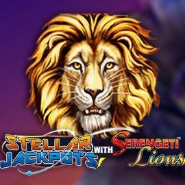 Enjoy Stellar Jackpots with Serengeti Lions by Lightning Box Game – logo hosted on mr-pachocasino.pl